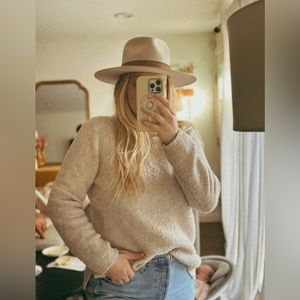 Sonoma soft oatmeal sweater